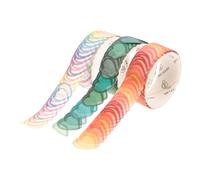 SEWOART Ruban Adhésif Washi Décoratif 3 Rouleaux, Rubans Adhésifs pour Scrapbooking Soi-même, Motifs Poèmes D’amour, Multi-usage pour Loisirs Créatifs, Carnet Fait Maison, Emballage