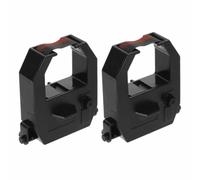 SEWOART Ruban de Pointage en Nylon, Lot de 2, Encre Durable pour Impression, Compatible avec Horloges Numériques, Usage en Écoles et Sociétés