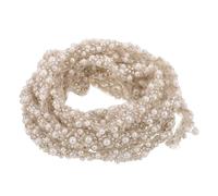 SEWOART Ruban Dentelle Perlée Floral Yards Bordure Brodée Sans Effilochage pour Couture Mariage Accessoire Appliqué Fleur DIY Robe et Décoration