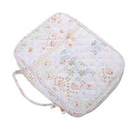 SEWOART Sacoche pour Bible Femme 28 Cm Matelassée à Poignée, Étui de Protection Religieux avec Compartiment Intérieur, Pochette pour Texte Sacré, Rangement pour Études Bibliques