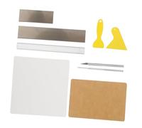 SEWOART Set D’Outils de Sculpture sur Argile 9 Pièces pour Poterie, Kit Créatif pour Amateurs, Support Acrylique Transparent, Rouleau à Pâte, Modelage et Finition, Loisirs Artistiques