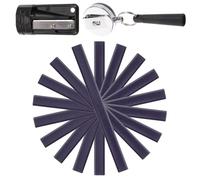 SEWOART Set de Crayons de Charpentier Mécaniques Durables avec Porte-stylo Rétractable Crayon Accessoires Professionnels pour Dessin Technique et Marquage Construction Couleur Aléatoire