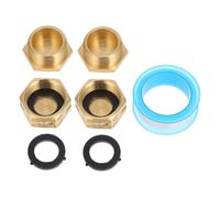 SEWOART Set Pouce Raccord Jardin Laiton Mâle Capuchon Obturateur Tuyau Arrosage Étanchéité Connecteur Adaptateur