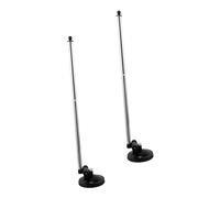 SEWOART Support Magnétique pour Mât de Drapeau de Voiture Fixation Solide sans Perçage Rapide pour Véhicule Camion Bateau et Bureau Base Aimantée Résistante Aux Intempéries Maintien Stable