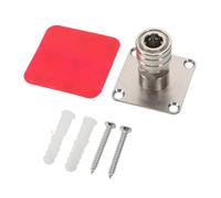 SEWOART Support Mural en Acier Inoxydable 1/4 pour Lance à Mousse de Nettoyeur Haute Pression Porte-Accessoires Robuste pour Pulvérisateur Lavage Auto Rangement Sécurisé avec Raccord