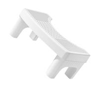 SEWOART Tabouret Wc Robuste Antidérapant Blanc Siège Rehausseur et Marchepied Large pour Garçon Fille et Seniors Escabeau Polyvalent Salle de Bain Abs