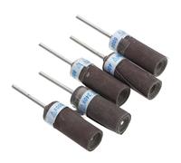 SEWOART Tambours de Ponçage Léger et Facile à Ranger en Papier Abrasif Ensemble de 5 2,35mm Grains 240 à 1000 pour Polissage Précis pour Métaux et Plastiques