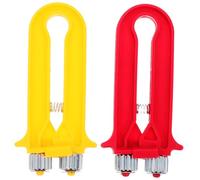 SEWOART Tendeur de Fil Cadre Ruche Ergonomique avec Poignée Confortable Outil Apiculture Précis pour Cadre Abeilles Kit Jaune et Rouge