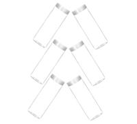 SEWOART Tubes de Stockage Transparents en Plastique Ps 30mm Lot de 6 Grosse Capacité et pour Pièces de Monnaie pour et Quarters, Collection