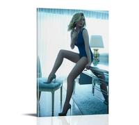 SEWQAFS Emily VanCamp Poster mural pour appartement ou maison, chambre à coucher, salon, salle de bain, bureau, bar à vin, art décoratif, 50 x 75 cm, style cadre