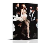 SEWQAFS Nicole Kidman Moulin Rouge Poster mural pour appartement ou maison, chambre à coucher, salon, salle de bain, bureau, bar à vin, art décoratif, 50 x 75 cm, style cadre
