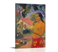 SEWQAFS Paul Gauguin Poster mural pour appartement ou maison, chambre à coucher, salon, salle de bain, bureau, bar à vin, art décoratif, 60 x 90 cm, style cadre