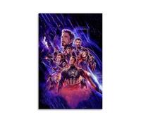 SEWQAFS Poster du film Avengers - Décoration murale - Appartement ou maison - Pour chambre à coucher, salon, salle de bain, bureau, bar à vin - 20 x 30 cm - Style sans cadre