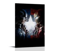 SEWQAFS Poster du film Avengers - Décoration murale pour appartement ou maison, chambre à coucher, salon, salle de bain, bureau, bar à vin, art décoratif, 40 x 60 cm, style cadre