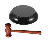 Sewroro 1 Ensemble Marteau et Bois pour Accessoires de Cour Éducatifs avec Base Solide pour Jeux de Rôle et Développement Social
