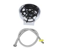 Sewroro 1 ensemble Rinceur de Verre Automatique Acier Inoxydable avec Tuyau Rinceur pour Tasses et Bouteilles Nettoyage et Pratique pour Éviers de Cuisine