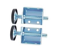 Sewroro 1 Paire Meuble Réglables Acier pour Armoires Accessoires de Nivellement pour Meubles Protection du Sol et Installation Facile