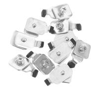 Sewroro 10 Embouts de Tringle à Rideaux en Fer Robustes, Butées D'extrémité pour Rails Coulissants, Lot de 10 Pièces, Accessoires de Remplacement Universels pour Rideaux Maison et Bureau