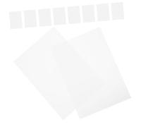 Sewroro 10 feuilles PVC Mat Laser Printable Sheet For Business Cards And Home Decor Matte Surface Enhancing Vivid Colors Compatible With Card Embossing Machines Pack Of