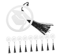 Sewroro 10 Pièces Bookmarks Metal Graduation Caps Decorative Small Teachers Bookmarks Practical Reading Markers Gift