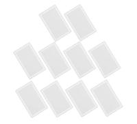Sewroro 10 Pièces Cartes Aluminium Sublimation Épaisseur Blanches Résistantes et Doubles Faces pour Impression Haute Cartes de Visite Personnalisables Multifonctions