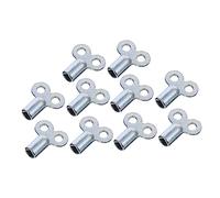 Sewroro 10 pièces Clé Purgeur Radiateur Carrée de Zinc Clé Vanne pour Purge et Entretien Plomberie Chauffage Compatible la Plupart des Radiateurs