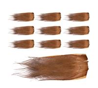 Sewroro 10 Pièces Écorce de Palmier Décorative 15cm, Fibre Naturelle | Texture Authentique, Aspect Réaliste, Légère et Facile à Couper, pour Murs, Poteaux, Déco Maison