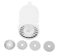 Sewroro 10 pièces Lames de Rechange pour Cutter Rotatif Lot pour Tissu Quilting et Scrapbooking Compatible avec Olfa et de Haute Qualité Ultra Tranchantes et Durables