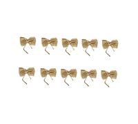 Sewroro 10 Pièces Noeuds Toile de Jute Décoratifs Faits Main Accessoires de Mariage Rustiques pour DIY Fête et Célébrations