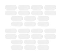 Sewroro 100 Coussinets en Feutrine Goutte D'eau 5 Cm Blanc pour Fabrication DIY Barrettes Cheveux, Fournitures Bricolage Accessoires Coiffure Bébé et Petites Filles, Pads de Fixation Doux