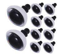 Sewroro 100 Ensembles Resin Glitter Doll Eyes Realistic Offset Pupils for Crochet Plush Animals DIY Craft Accessories