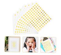 Sewroro 100 feuilles Autocollants Dorées Auto Adhésifs Amovibles pour Récompenses et DIY Décoratifs pour Garçon Fille et Scrapbooking