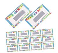 Sewroro 100 Pièces à Gratter Motivantes Diy de Récompense pour École et Classe Stickers à Gratter Blank pour Garçon Fille et Enseignants Fournitures Pédagogiques