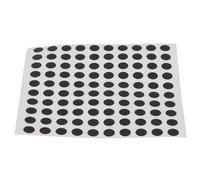 Sewroro 100 Pièces Autocollants à Noir Gommettes Autocollants Pour Interrupteur D'éclairage Pet Black