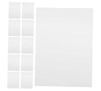 Sewroro 100 Pièces Transparent Thermal Laminating Sheets Protective Plastic Film For Photo And Document Preservation