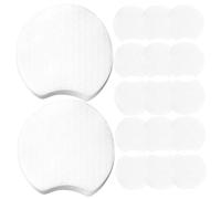 Sewroro 1200 Disques Démaquillants Visage en Tissu Non Tissé Confortables et Pratiques Forme Demi-Lune Bord Découpé Exfoliation Douce et Multi-Usages pour Soin Quotidien Peau