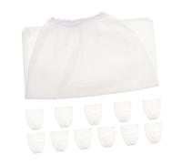 Sewroro 12pièces Sac de Collecte de Poussière pour Ongles Sacs Lavables Réutilisables pour Aspirateur de Manucure de Récupération de Poussière pour Ongles