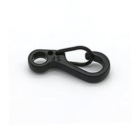 Sewroro 15 pièces Mini Mousquetons Alliage Aluminium Clips Porte Clés à Ressort Robustes pour Sac à Dos Corde Parachute Équipement Survie Extérieur Couleurs Aléatoires Couleur Aléatoire