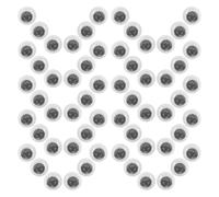 Sewroro 180pièces Yeux Mobiles Autocollants Noir Blanc Stickers Ronds Auto-adhésifs pour Bricolage Garçon Fille Accessoires Créatifs pour Projets DIY Animaux et Poupées Faciles à Coller