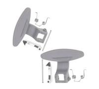 Sewroro 2 Ensembles Verrou de Porte pour Lave-linge Loquet de Porte de Tambour Poignée de Rechange avec Crochet Boulon et Ressort Compatible Modèles Génériques