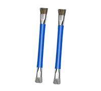 Sewroro 2 pièces Brosse Statique pour Nettoyage Electronique Brosse Fine Antipoussière pour Carte Mère Téléphone Outil Précis ESD Sécurisé Accessoire Bleu