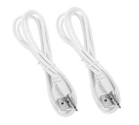 Sewroro 2 pièces Câble de Charge USB vers DC Câble de Remplacement Faible Consommation pour Lampe Ventilateur et Hub USB Lot