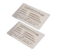 Sewroro 2 Pièces Cartes Anniversaire Anniversaire de Mariage Inserts de Portefeuille Souvenir pour Époux et Épouse pour Thanksgiving Saint Valentin et Relations à Distance