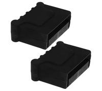 Sewroro 2 pièces Couvre Échelle Caoutchouc Antidérapants pour Échelles Extensibles Pads de Remplacement pour Utilisation Domestique et Du Bruit et Stabilité