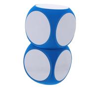 Sewroro 2 pièces Dés Mousse Effaçables à Sec pour Jeux Mathématiques Éducatifs et Récréatifs Lot de Dés Réutilisables pour Enseignants et Élèves