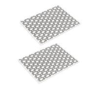 Sewroro 2 pièces Embossing Folder DIY Template Plastique pour Scrapbooking Cartes Décoration Géométrique pour Loisirs Créatifs et Faits Main