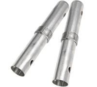 Sewroro 2 pièces Goupille de Verrouillage Échafaudage Connecteur Renforcé avec Collier Pin Accouplement Précis et Résistant Accessoire Facile à Installer pour Échafaudage Mobile