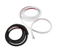 Sewroro 2 Pièces Gouttière Autocollante Rv avec Joint de Protection Caoutchouc pour Gestion des Eaux de Pluie Installation Facile et Ajustable pour Camping