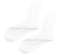 Sewroro 2 pièces Lot de Bloqueurs de Chaussettes Acrylique Réglables pour Tricotage Main Modèles Transparents pour Forme et Outils Pratiques pour DIY