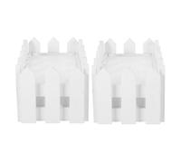 Sewroro 2 Pièces Lot de Pots de Fleurs Forme de Clôture pour Décoration de Balcon et Patio pour Fleurs Artificielles et Aménagement Floral